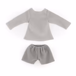 Corolle Ensemble Sweat & Short À Customiser Pour Poupée Ma Chérie Création, 5 an(s), Fille, Gris