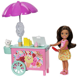 Barbie Club Chelsea Doll and Ice Cream Cart