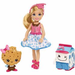 Mattel Chelsea Friandises - Lait &amp; Cookie, 3 an(s), Fille, 192 g, Multicolore