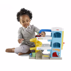 Fisher-Price Little People Coffret Le Garage De L'Aimable Voisin