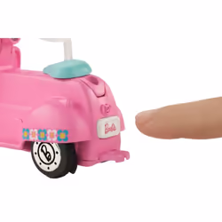 Barbie On The Go Pink Scooter and Doll