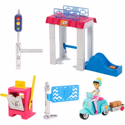 Barbie On The Go Post Office Playset
