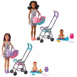 Barbie Skipper Babysitters Inc. Coffret Babysitter Et Enfant, 3 an(s), Multicolore