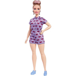 Barbie Fashionistas Doll 76 Lavender Kiss - Curvy,