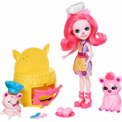 Mattel Enchantimals Baking Buddies, Femelle, 4 an(s), Garçon/Fille, 215,9 mm, Multicolore