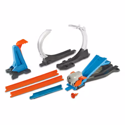 Hot Wheels Track Builder Rocket Launch Challenge playset, Ensemble véhicule et piste, 6 an(s), Plastique, Multicolore, Orange ...