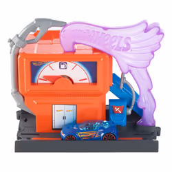 Mattel Hot Wheels - Coffret Station Essence Express Hot Wheels City - Circuit Petite Voiture, 4 an(s)