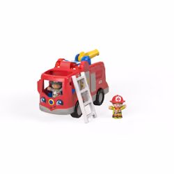 Mattel Fisher-Price - Le Camion De Pompier - Jouet D'Éveil, 1 an(s), 3 an(s), Little People Core, Chine, AA, 95 mm