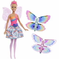 Barbie Fée Papillon (Blonde), Femelle, 5 an(s), Fille, Multicolore