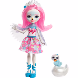 Enchantimals Saffi Swan, Poupée mannequin, Femelle, 4 an(s), Fille, 152,4 mm, Multicolore