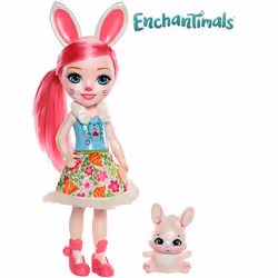 Enchantimals Grande Bree Lapin, Poupée mannequin, Femelle, 4 an(s), Garçon/Fille, 310 mm, Multicolore