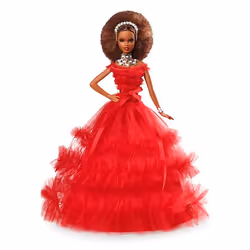 Barbie 2018 Holiday Doll, Femelle, 6 an(s), Fille, 330,2 mm, Marron, Rouge, Argent
