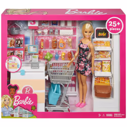 Mattel Games Barbie - Coffret Barbie Supermarché - Vue supplémentaire 6