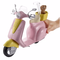 Barbie Scooter Et Petit Chien