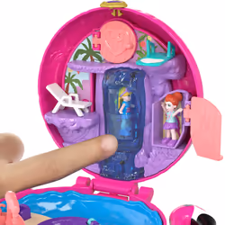 Polly Pocket - Coffret Univers - La Piscine Du Flamant Rose