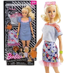 Poupée Barbie Fashionistas blonde + vêtements accessoires
