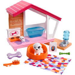 Barbie Möbel-Spielset Hundehütte, Accessoires de poupée, 3 an(s)