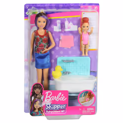 Mattel Barbie - Coffret Babysitter Heure Du Bain - Coffret Poupée Mannequin - Vue supplémentaire 9