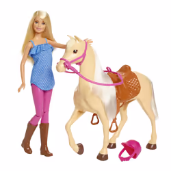 Barbie Et Son Cheval, Poupée mannequin, Femelle, 3 an(s), Fille, 3251,2 mm, Multicolore