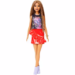 Barbie Fashionistas FXL56, Poupée mannequin, Femelle, 3 an(s), Garçon/Fille, Multicolore