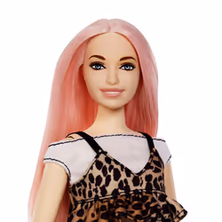 Mattel Fashionistas Doll - Curvy with Pink Hair