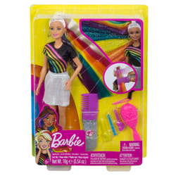 Barbie Chevelure Arc-En-Ciel Paillettes