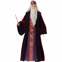 Harry Potter Poupée Professeur Dumbledore, Poupée mannequin, Mâle, 6 an(s), Garçon/Fille, 305 mm, Violet, Blanc