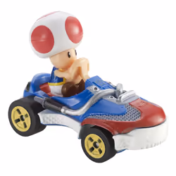 Hot Wheels Mario Kart How Wheels Toad, Sneeker, Go-Kart, 3 an(s), Métal, Plastique, Multicolore