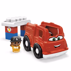 MEGA BLOKS Mb Lil’Véhicule Camion Pompier, Jeu de construction, 1 an(s), Plastique, 6 pièce(s), 673,6 g