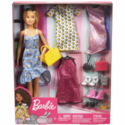 Barbie Fashionistas et ses 3 Tenues - Poupée Mannequin - 3 ans et + - Vue supplémentaire 6