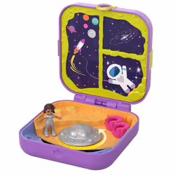 Mattel Polly Pocket - Shani Dans L’Espace - Mini-Poupée, 4 an(s)