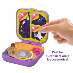 Mattel Polly Pocket - Shani Dans L’Espace - Mini-Poupée