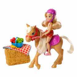 Mattel Barbie Chlsa Et Poney A La Ferme, 3 an(s), Fille, 0,527 g