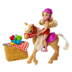 Mattel Barbie Chlsa Et Poney A La Ferme