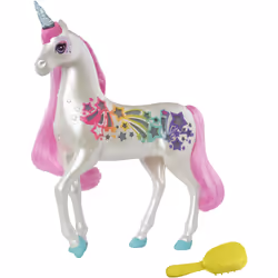 Barbie Dreamtopia Licorne Arc-En-Ciel Sons Et Lumières (Blonde)