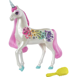 Barbie Dreamtopia Licorne Arc-En-Ciel Sons Et Lumières (Blonde)
