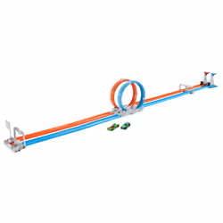 Hot Wheels Action GFH85, Ensemble véhicule et piste, 5 an(s), Plastique, Bleu, Orange
