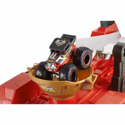 Hot Wheels Monster Trucks - - Coffret CAMION PISTE GÉANT