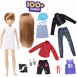 Creatable World Deluxe Character Doll Copper Straight Hair