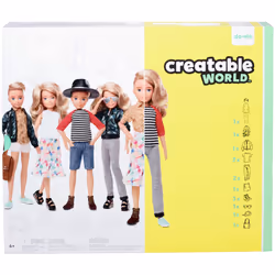 Creatable World Deluxe Character Blond Hair, Poupée mannequin, Mâle et femelle (kit), 6 an(s), Garçon/Fille, 260 mm, Multicol ...