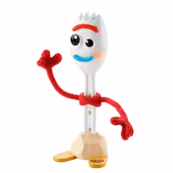 Mattel Disney Toy Story - Fourchette, 20 Sons & Phrases - Figurine Parlante