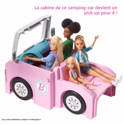 Barbie Dreamhouse Adventures Camping-Car De Rêve 3-En-1 - Vue supplémentaire 10