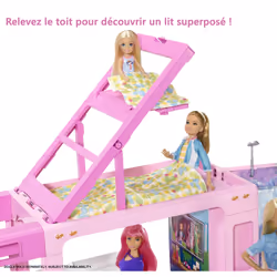 Barbie Dreamhouse Adventures Camping-Car De Rêve 3-En-1 - Vue supplémentaire 9