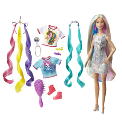 Barbie Totally Hair Poupée Cheveux Fantastiques
