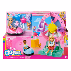Barbie Chelsea Club Coffret Fête Foraine, Poupée, Femelle, 3 an(s), Fille, 152,4 mm, Multicolore