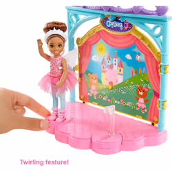 Barbie Chelsea doll and ballet playset