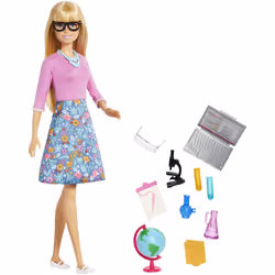 Barbie – métiers – professeur, Poupée mannequin, Femelle, 3 an(s), Garçon/Fille, 330,2 mm, Multicolore