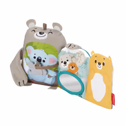 Fisher-Price Mon Livre Peluche D’Activités, 0,25 an(s), Tissu, Plastique, Multicolore