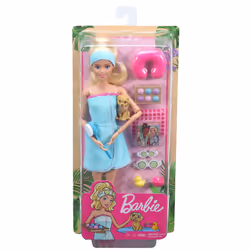 Barbie Coffret Journée Au Spa, Poupée mannequin, Femelle, 3 an(s), Fille, Multicolore