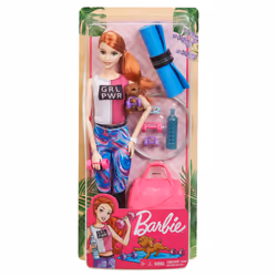 Barbie Coffret Fitness, Poupée mannequin, Mâle, 3 an(s), Garçon/Fille, Multicolore